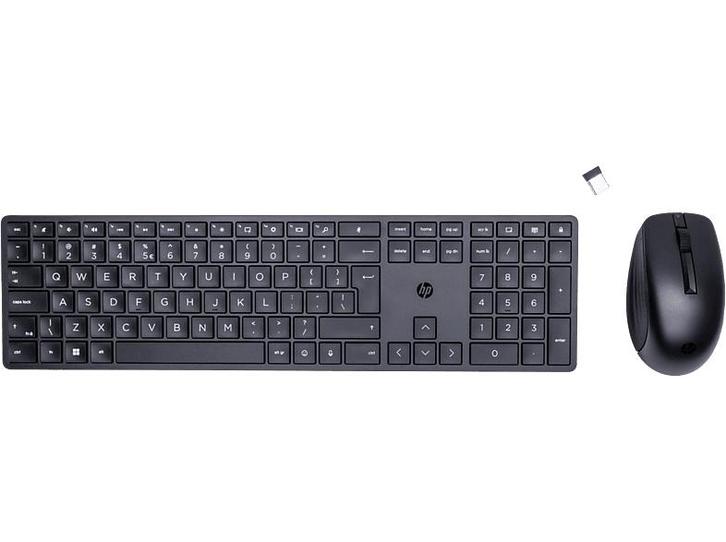 HP -  650 Draadloos Toetsenbord + Muis - Zwart, Computers en Software, Toetsenborden, Draadloos, Qwerty, Nieuw, Verzenden