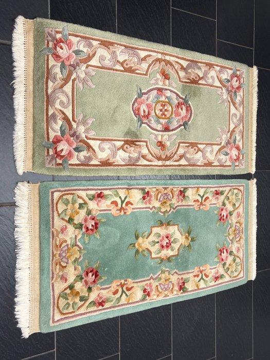 China Aubusson set - Tapijt - 130 cm - 63 cm, Huis en Inrichting, Stoffering | Tapijten en Vloerkleden