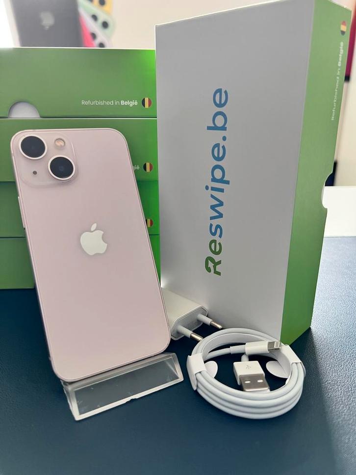 iPhone 13 Mini 128GB 256GB 512GB Roze + 3 Jaar garantie, Telecommunicatie, Mobiele telefoons | Apple iPhone, Zonder abonnement