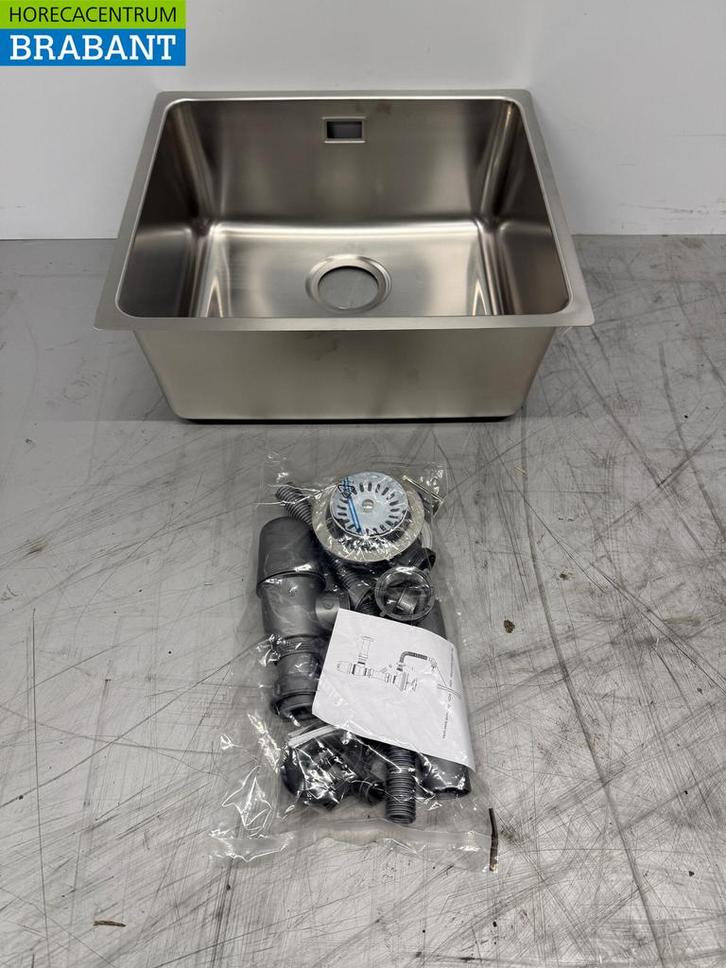 RVS Asil Inbouw Wasbak 45 x 40 x 18,5 cm Horeca, Zakelijke goederen, Horeca | Meubilair en Inrichting, Ophalen of Verzenden