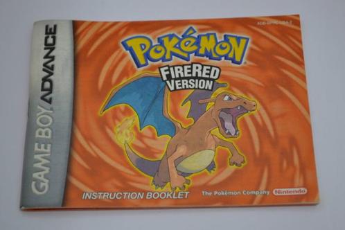 Pokemon Firered Version (GBA USA MANUAL), Consoles de jeu & Jeux vidéo, Consoles de jeu | Nintendo Consoles | Accessoires