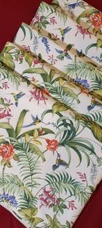 Tissu serviette exclusif à motif floral avec colibri -
