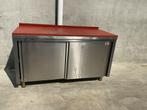 RVS Werkkast Snijtafel met opbergruimte 150 cm Horeca, Ophalen of Verzenden, Gebruikt, Inox Meubilair