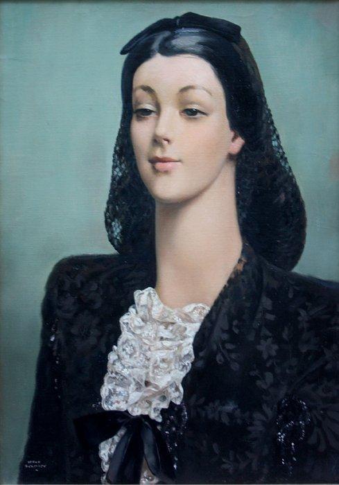 Serge Ivanoff (1893-1983) - Femme Fatale, Antiquités & Art, Art | Peinture | Classique