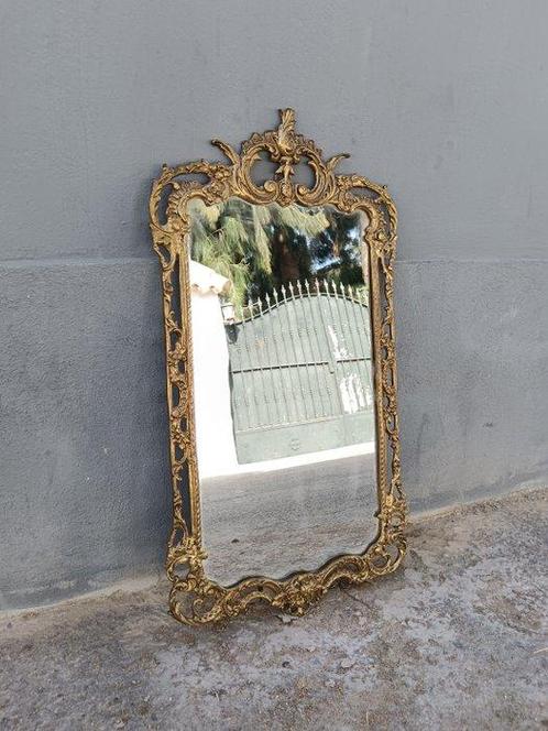 Spiegel - Brons - Rococo-stijl spiegel, Antiek en Kunst, Antiek | Overige Antiek