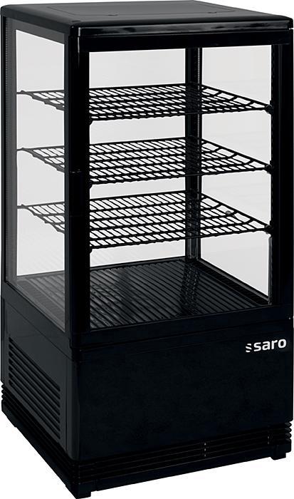 SARO Mini-koelvitrine 70 liter - SC 70 zwart, Articles professionnels, Horeca | Équipement de cuisine, Envoi