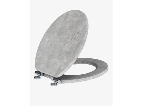 Veiling - Allibert Naturo WC-zitting Licht Beton, Doe-het-zelf en Bouw, Sanitair