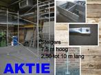 metsersteigers 7,5 m H x 2,5-10 m L x 1,25 m B - stellingen