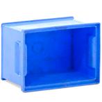 Stapelbak kunststof  L: 210, B: 155, H: 120 (mm) blauw, Bricolage & Construction, Casiers & Boîtes, Ophalen of Verzenden