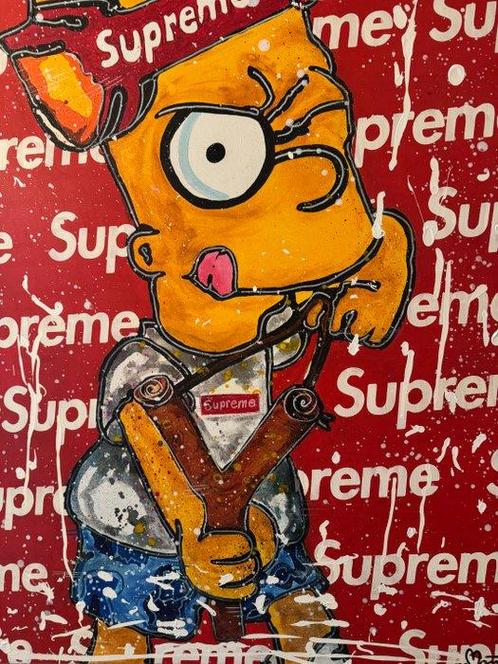 Moontje (XX) - Simpson „The Bandit“ Supreme Ed., Antiek en Kunst, Kunst | Schilderijen | Modern
