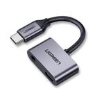 UGREEN USB-C naar 3.5mm jack hoofdtelefoonadapter + USB-C..., Informatique & Logiciels, Verzenden