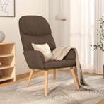 Taupe Relaxstoel | Tweede Kansje | Zacht Stoffen Comfort, Huis en Inrichting, Verzenden, Nieuw, 75 tot 100 cm, 75 tot 100 cm