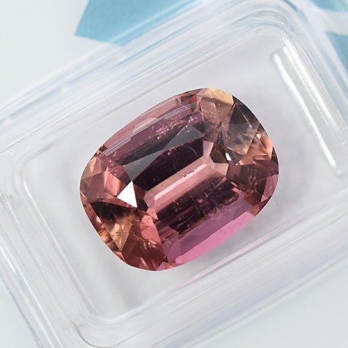 1 pcs Roze, Oranje Toermalijn - 7.23 ct - International, Handtassen en Accessoires, Edelstenen