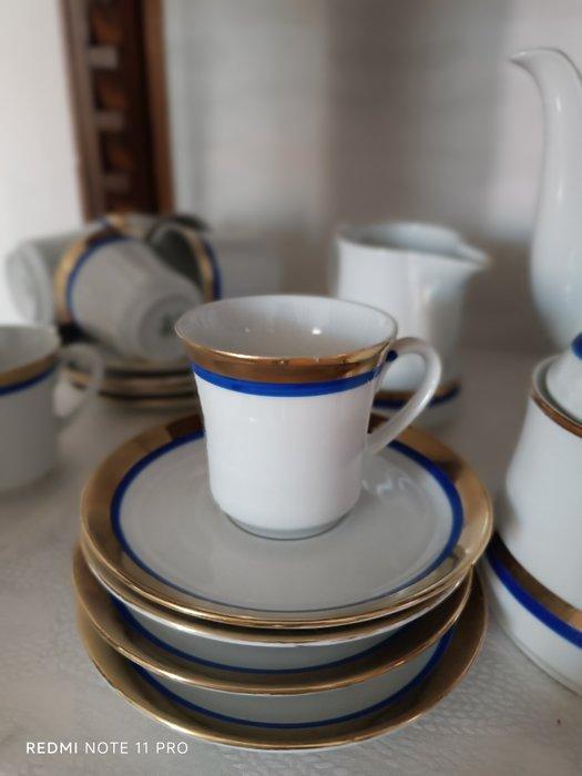 Bareuther - Bavaria - Koffieservies voor 6 - Porselein, Antiek en Kunst, Antiek | Meubels | Tafels