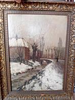 Pieter Been (1855-1924) - Winter in Kralingen Rotterdam, Antiek en Kunst