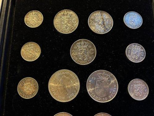 Nederland. Juliana. 1948-1980 Collector’s set of 19 silver, Postzegels en Munten, Munten | Nederland