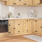 vidaXL Kast SKI HoningBruin 40 x 46 x 81 cm Massief, Verzenden