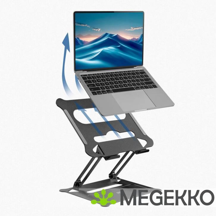 ACT Laptopstandaard. aluminium. inklapbaar. traploos in, Computers en Software, Overige Computers en Software, Nieuw, Verzenden