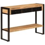 vidaXL Table console 110x30x76 cm Bois de manguier, Maison & Meubles, Verzenden, Neuf