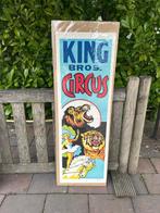 King bros - Circus Poster King bros, Antiek en Kunst