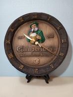 Bier Gampertbrau - Duitsland - met klok - Reclamebord -