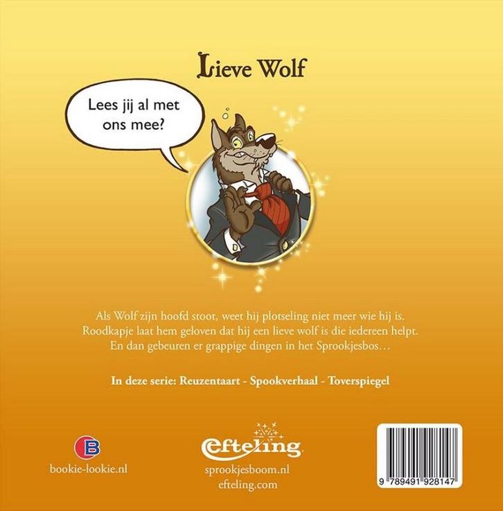 lieve wolf / Sprookjesboom 9789491928147, Boeken, Kinderboeken | Kleuters, Zo goed als nieuw, Verzenden