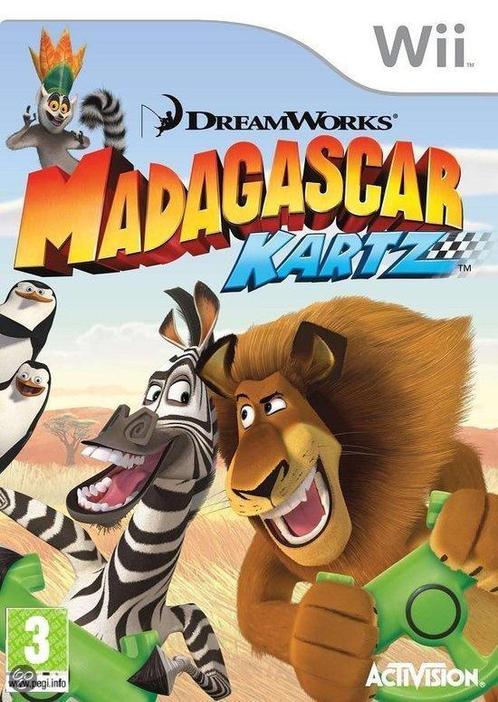 Madagascar Kartz (Nintendo Wii tweedehands game), Consoles de jeu & Jeux vidéo, Consoles de jeu | Nintendo Wii, Enlèvement ou Envoi