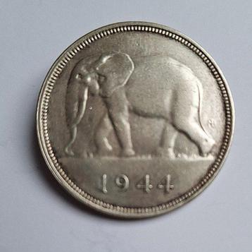Belgisch-Congo. Leopold III. 50 Francs 1944  (Zonder