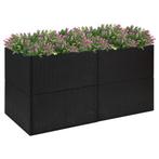 vidaXL Plantenbak 157x80x80 cm poly rattan zwart, Verzenden, Nieuw