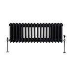 Traditionele 3 Kolom Radiator - 300 x 832mm - Zwart, Verzenden