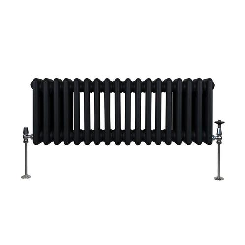 Traditionele 3 Kolom Radiator - 300 x 832mm - Zwart, Bricolage & Construction, Chauffage & Radiateurs, Envoi