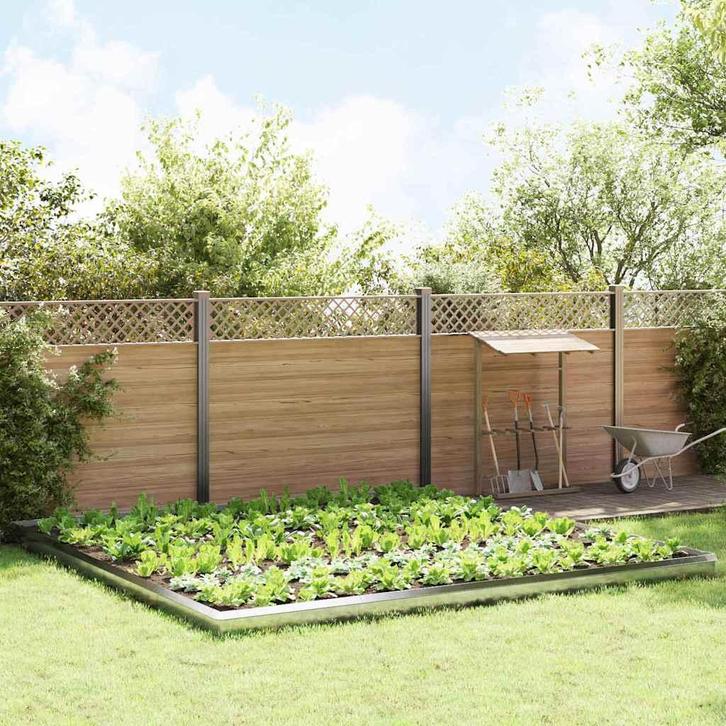 vidaXL Slakkenhekken 20 pcs Zilver Roestvrij staal, Tuin en Terras, Bielzen en Borduren, Nieuw, Verzenden