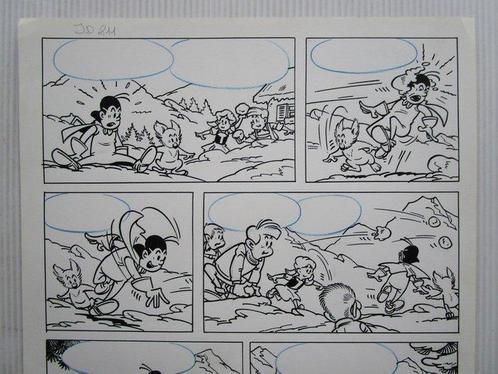 Studio Vandersteen - 1 Original page - Jerom - Avontuur in, Boeken, Stripverhalen