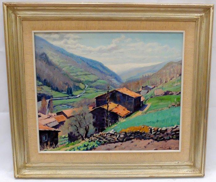 Joan Marín Barberán (1920-2016) - Paisaje de Setcases - NO, Antiek en Kunst, Kunst | Schilderijen | Klassiek