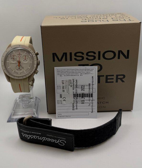 Omega x Swatch - MoonSwatch - Mission to Jupiter - Zonder, Handtassen en Accessoires, Horloges | Heren