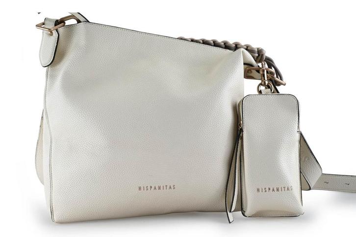Hispanitas handtassen in maat standaard Beige | 25% korting, Handtassen en Accessoires, Tassen | Damestassen, Beige, Zo goed als nieuw