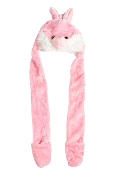 Muts Wanten Roze Konijn Sjaalmuts met Oortjes Haas Bontmuts, Kinderen en Baby's, Kinderkleding | Petten en Hoeden, Nieuw, Ophalen of Verzenden