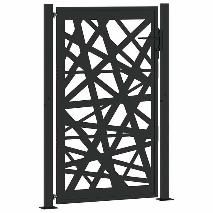 Poort Zwart Staal 105cm | Retour Deal | Tuinliefhebber!, Tuin en Terras, Tuinhekken en Hekwerk, Met poort, Nieuw, IJzer, Tuinhek