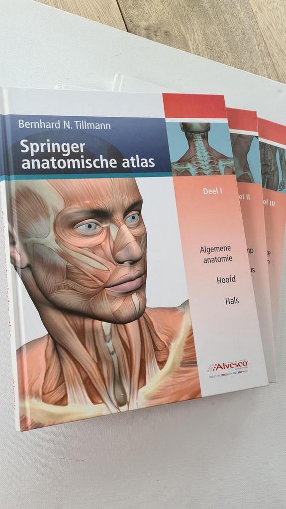 Springer anatomische atlas [3 delen in cassette], Boeken, Wetenschap, Gelezen, Verzenden