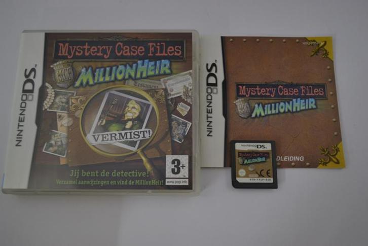 Mystery Case Files MillionHeir, Consoles de jeu & Jeux vidéo, Jeux | Nintendo DS