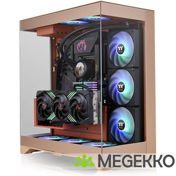Thermaltake CTE E550 TG Midi Tower Zand, Computers en Software, Computerbehuizingen, Nieuw, Verzenden