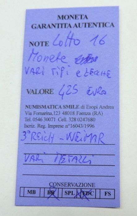 Duitsland, Weimarrepubliek, Derde Rijk. Lot of 16 coins,, Postzegels en Munten, Munten | Europa | Niet-Euromunten