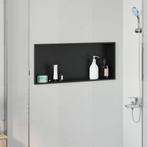 vidaXL Douche Niche Zwart 75 x 30 x 9,5 cm Roestvrij staal, Bricolage & Construction, Verzenden