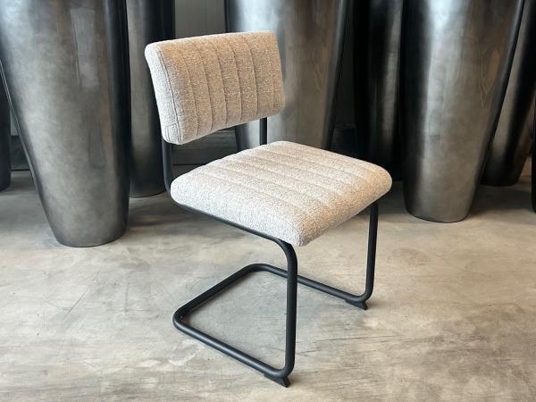 Veiling - Eetkamerstoel Wicky (set van 8) Linnenstof - Licht, Huis en Inrichting, Stoelen