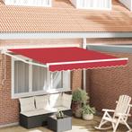 vidaXL Uittrekbare Zonnescherm Rood 300 x 250 cm, Verzenden, Nieuw