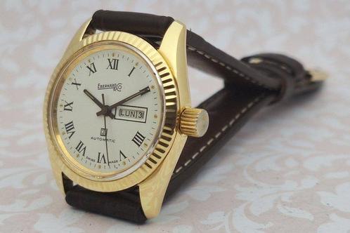 Eberhard & Co. - HFI - Automatic - SOLID GOLD 18K - Heren -, Handtassen en Accessoires, Horloges | Heren