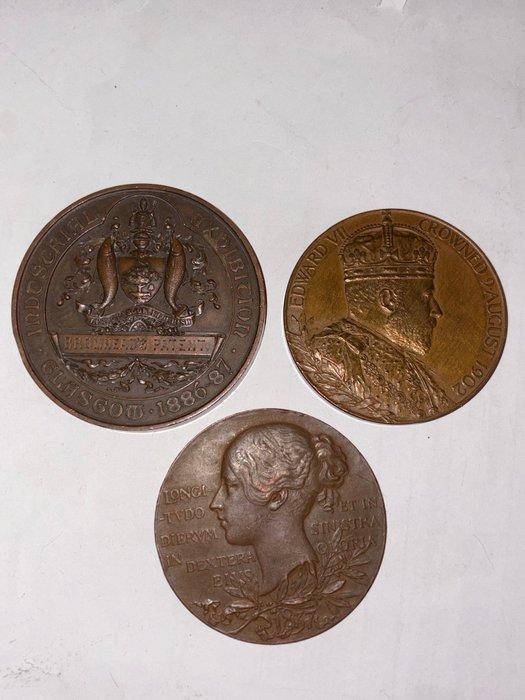 Penning - Set de tres medallas temáticas históricas, Postzegels en Munten, Munten en Bankbiljetten | Toebehoren