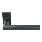 Deurklink Wendy op rechthoekig rozet PVD gunmetal, Nieuw, Overige materialen, Klink of Kruk