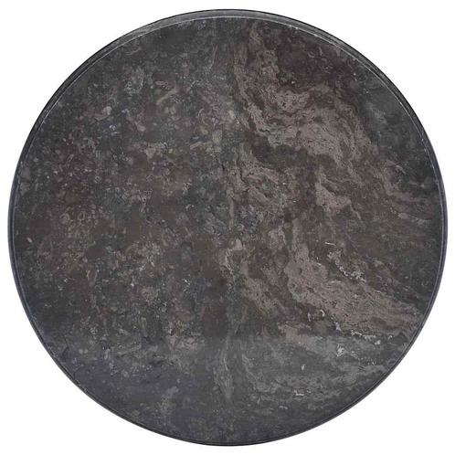 vidaXL Tafelblad Ø50x2,5 cm marmer zwart, Huis en Inrichting, Tafelonderdelen, Nieuw, Verzenden