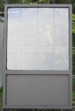 aluminium raam , chassis ,venster 136 x 209 kwartsgrijs, Deurkozijn, Ophalen of Verzenden